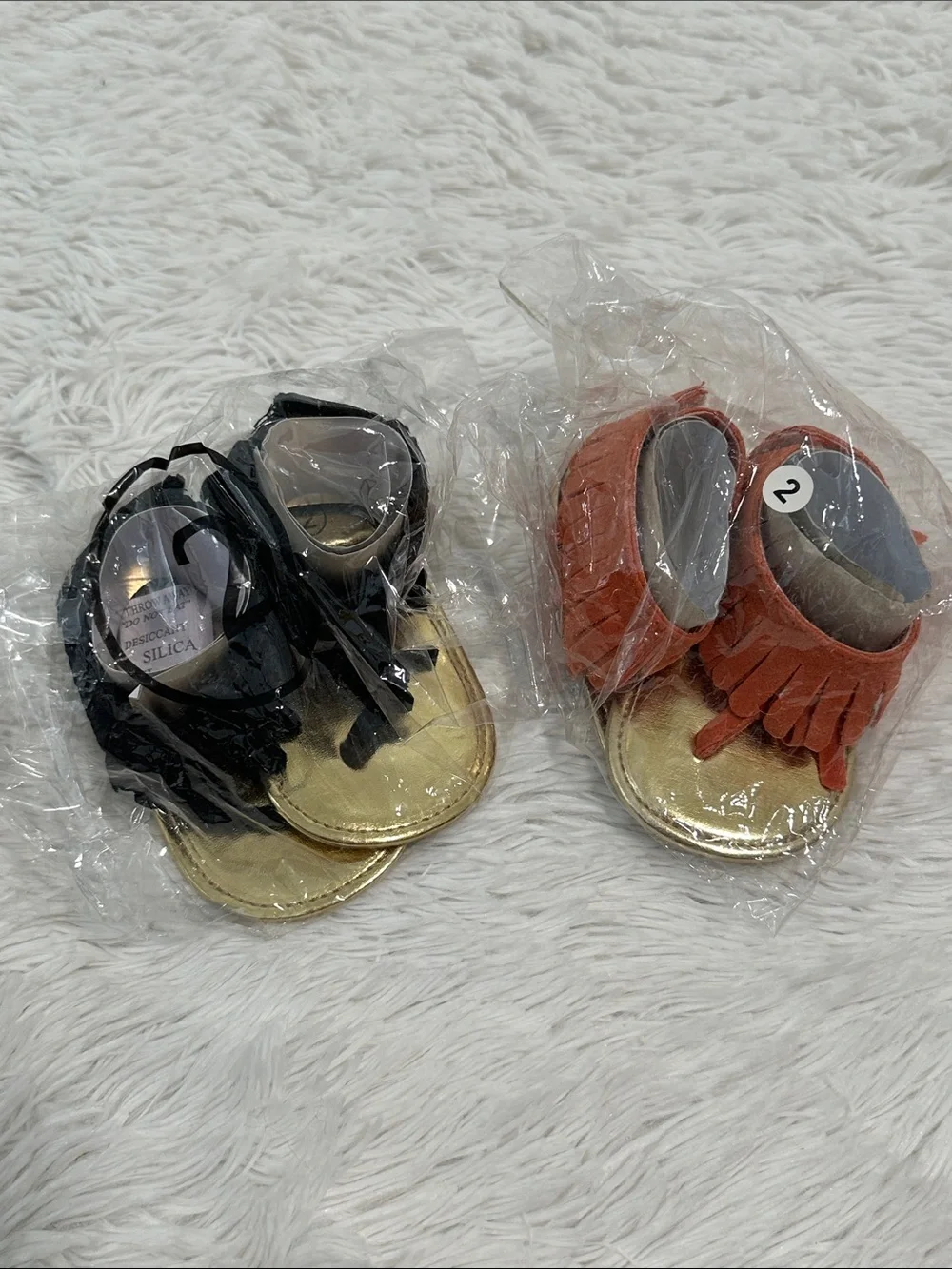 🐛 NWT Amazon Infant Moccasin Sandals